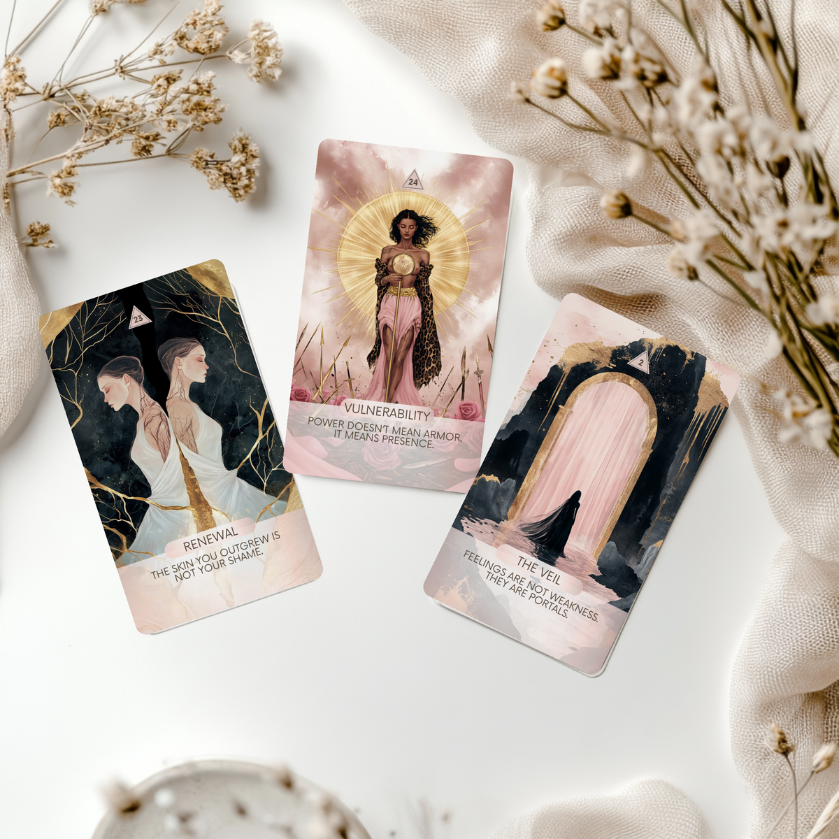 Dark Femme Spirit oracle deck with Reiki attunement