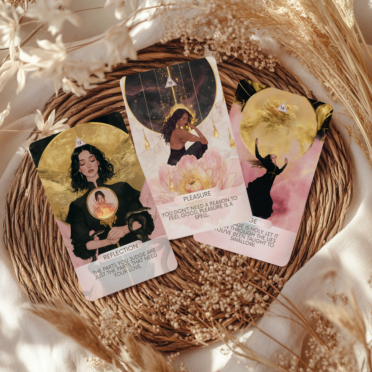 Dark Femme Spirit oracle deck with Reiki attunement