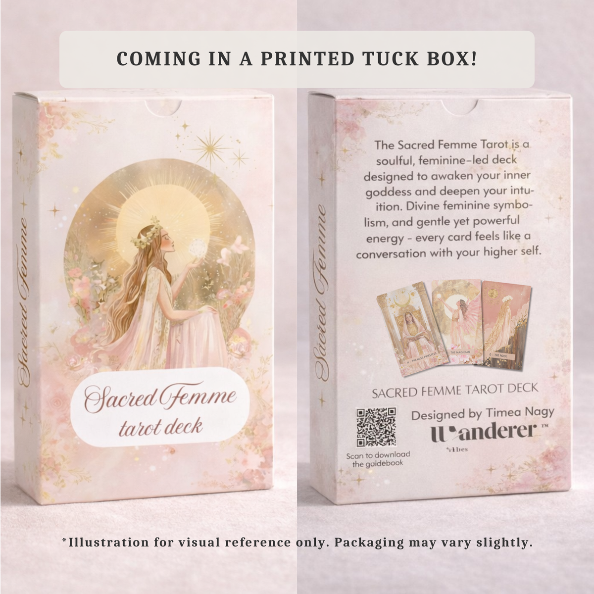Sacred Femme tarot deck with Reiki attunement