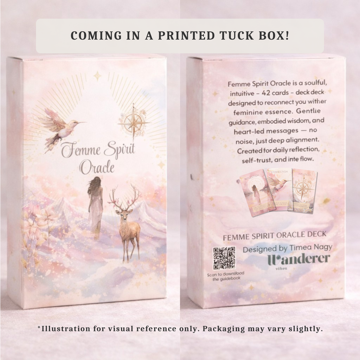 Femme Spirit oracle deck with Reiki attunement